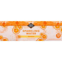 First Street Sparkling Water, Orange, 12 Each