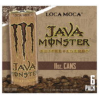 Java Monster Energy Drink, Loca Moca, 6 Pack - 6 Each