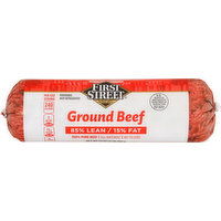 First Street Ground Beef, 85%/15%, 32 Ounce