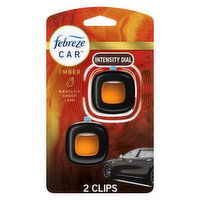 Febreze Febreze Car Ember Scent Air Freshener Vent Clip, .07 oz, 2 Count, 0.14 Ounce