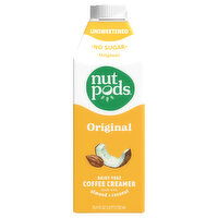 Nutpods Dairy-Free Unsweetened Original Coffee Creamer - 25.4 Fluid ounce