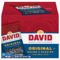 David Sunflower Seeds, Original, Salted & Roasted - 24 Each