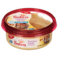 Sabra Hummus, Roasted Garlic, Family Size - 17 Ounce