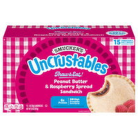 Smucker's Peanut Butter & Raspberry Spread Sandwich - 15 Each