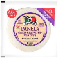 La Chona Part Skim Milk Mexican Style Panela Cheese - 20 Ounce