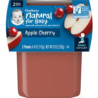 Gerber Apples Cherry, 2 Pack - 2 Each