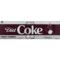Diet Coke Cola, Diet, Feisty Cherry, Fridge Pack - 144 Ounce
