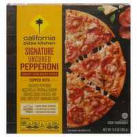 California Pizza Kitchen Pizza, Uncured, Signature, Pepperoni - 12.9 Ounce