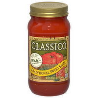 Classico Pasta Sauce, Traditional Sweet Basil, 24 Ounce