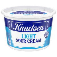 Knudsen Sour Cream, Light - 16 Ounce