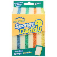 Scrub Daddy Dual-Sided Sponge + Scrubber - 4 Each