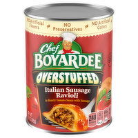 Chef Boyardee Overstuffed Italian Sausage Ravioli - 15 Ounce