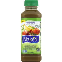 Naked Smoothie, 100% Juice, Sea Greens - 15 Ounce