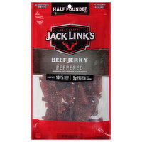 Jack Link's Beef Jerky, Peppered, Family Size, 8 Ounce