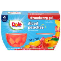 Dole Diced Yellow Cling Peaches - 4 Each