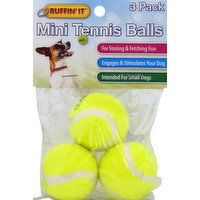 Ruffin' It Tennis Balls, Mini, 3 Pack - 3 Each