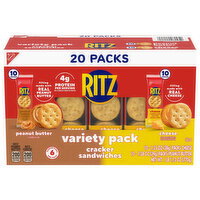 Ritz Peanut Butter/Cheese Cracker Sandwiches Variety Pack - 9.9 Ounce