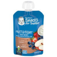 Gerber Fruit & Yogurt, Very Berry, Toddler (12+ Months) - 3.5 Ounce