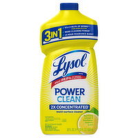 Lysol Power Clean 2X Concentrated Sparkling Lemon & Sunflower Essence Scent Multi-Surface Cleaner - 28 Fluid ounce