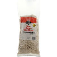 First Street Wet Mops, Cotton, 18 Ounce - 2 Each