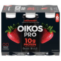 Oikos Pro Strawberry Dairy Drink - 6 Each
