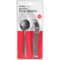 Simply Value Soup Spoons - 12 Each