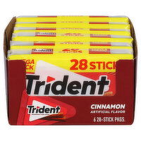 Trident Gum, Cinnamon, Sugar Free, Mega Pack - 6 Each