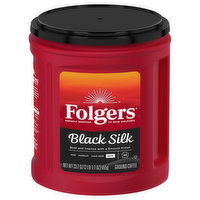 Folgers Coffee, Ground, Black Silk, Dark, 33.7 Ounce