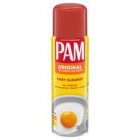 Pam Cooking Spray, No-Stick, Original - 6 Ounce