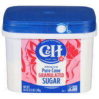 C&H Premium Pure Cane Granulated Sugar, 56 Ounce