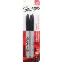 Sharpie Marker, Fine, Permanent - 2 Each