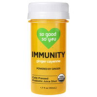 So Good So You Cold-Pressed Ginger Cayenne Probiotic Juice Shot - 1.7 Fluid ounce