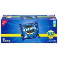 Oreo Sandwich Cookies, Chocolate, 60 Packs - 60 Each