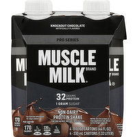 Muscle Milk Protein Shake, Non-Dairy, Knockout Chocolate - 4 Each