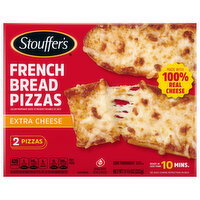 Stouffer's Pizzas, French Bread, Extra Cheese