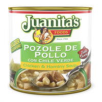 Juanita's Soup, Chicken & Hominy - 25 Ounce