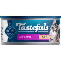 Blue Buffalo Food for Cats, Beef Entree, Pate, Adult - 5.5 Ounce