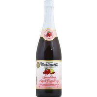 Martinelli's 100% Juice, Sparkling, Apple-Cranberry, 25.4 Ounce