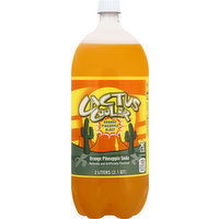 Cactus Cooler Soda, Orange Pineapple Blast, 2 Litre