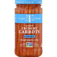 Tillen Farms Carrots, Classic, Pickled, Crunchy - 12 Ounce