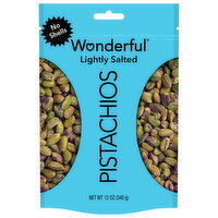 Wonderful Pistachios No Shells Lightly Salted Pistachios - 12 Ounce