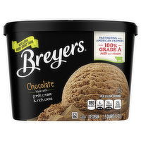 Breyers Ice Cream, Chocolate - 1.5 Quart