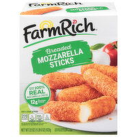 Farm Rich Mozzarella Sticks, Breaded, 22 Ounce