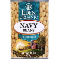 Eden Navy Beans, No Salt Added - 15 Ounce