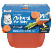 Gerber Carrot, Supported Sitter 1st Foods, 4 Ounce