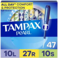 Tampax Pearl Tampons Trio Multipack, L/R/S - 47 Each