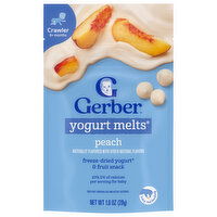Gerber Yogurt Melts, Peach, Crawler (8+ Months) - 1 Ounce
