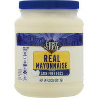 First Street Mayonnaise, Real - 64 Fluid ounce