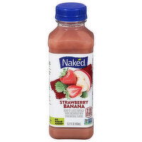 Naked Juice, Strawberry Banana - 15.2 Fluid ounce