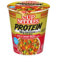 Cup Noodles Protein Rich & Savory Beef Flavor Ramen Noodle Soup - 2.54 Ounce